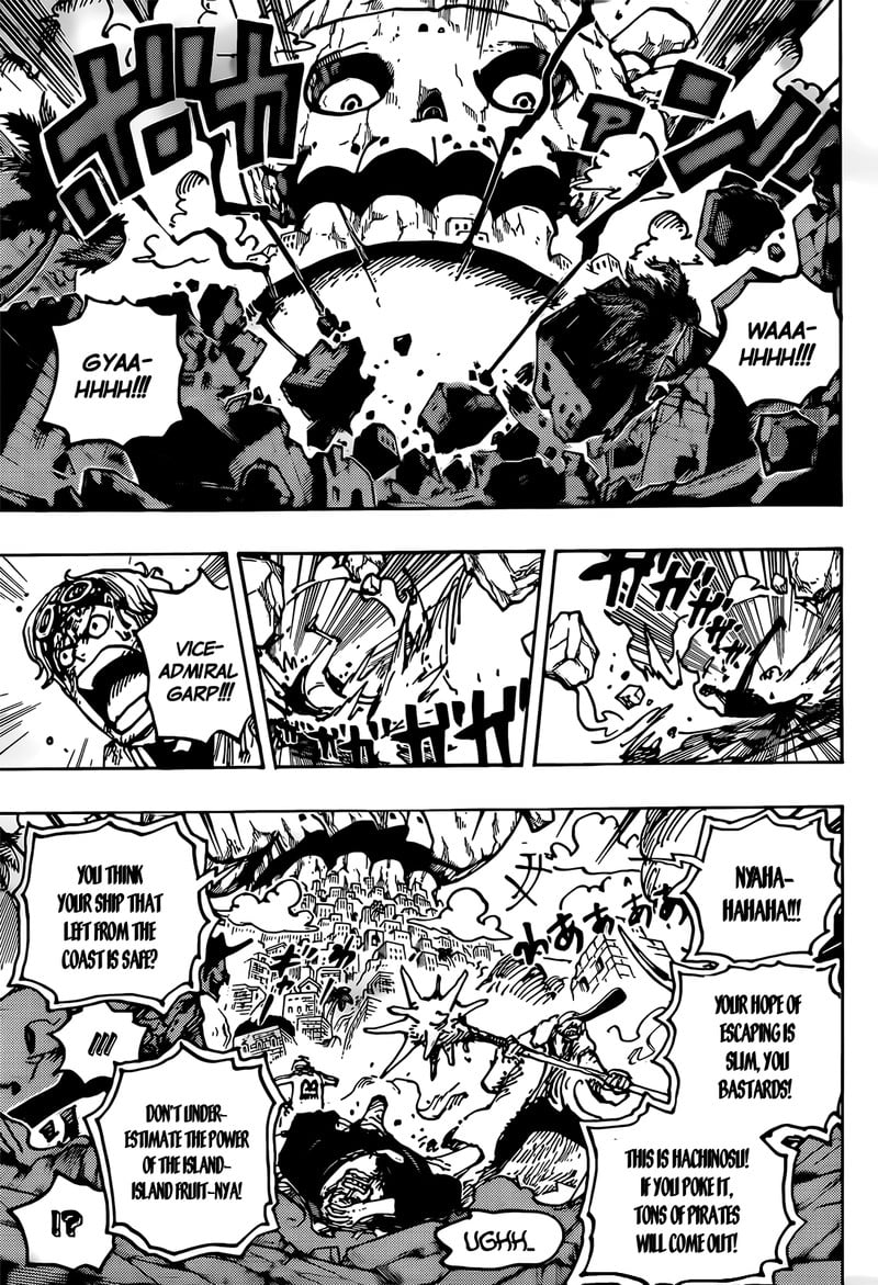 One Piece Manga Chapter 1087 page 12 - Battleship Bags