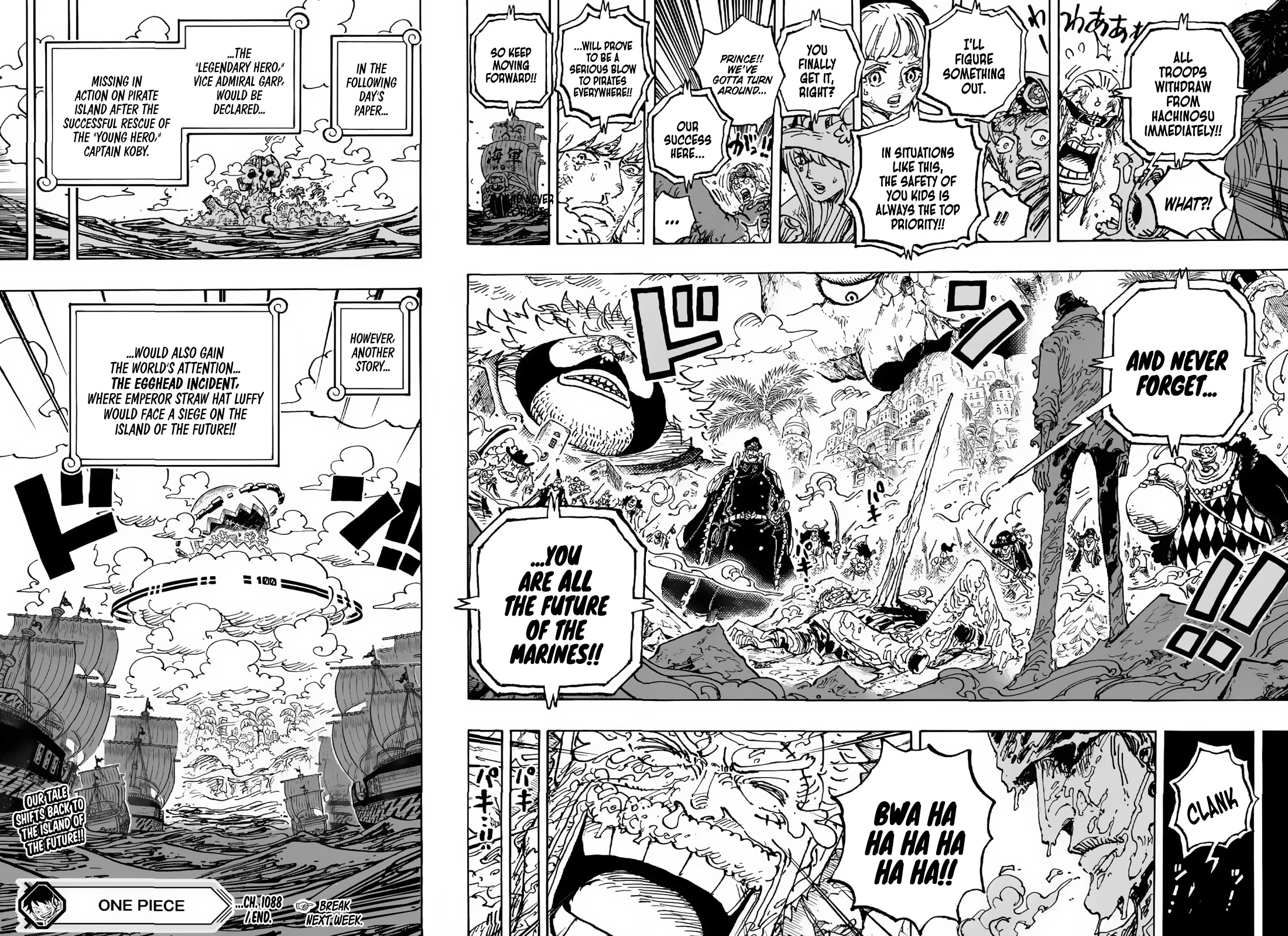 One Piece Manga Chapter 1088 page 15 - Final Lesson