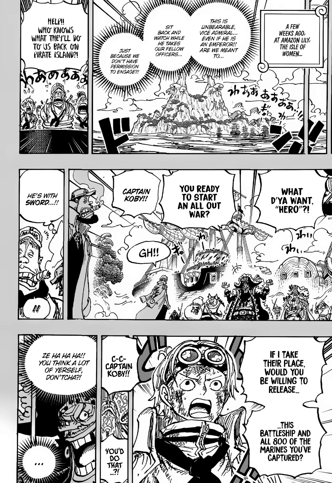 One Piece Manga Chapter 1088 page 3 - Final Lesson