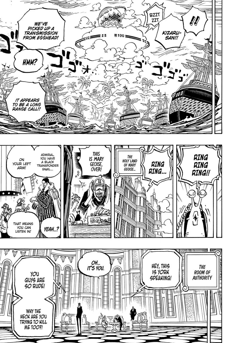 One Piece Manga Chapter 1089 page 13 - Hostage Situation