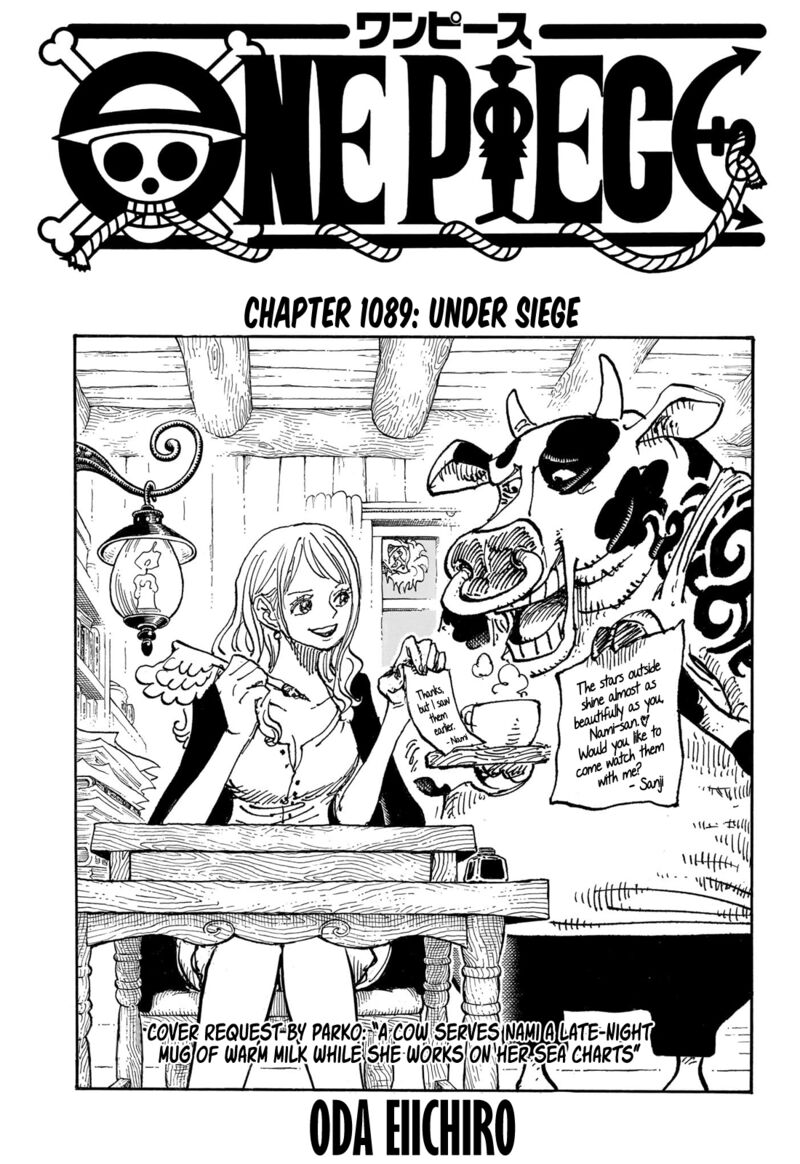 One Piece Manga Chapter 1089 page 2 - Hostage Situation