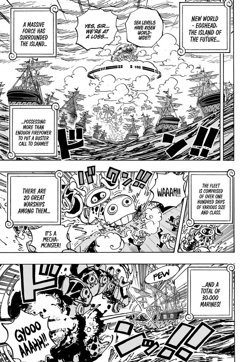 One Piece Manga Chapter 1089 page 7 - Hostage Situation