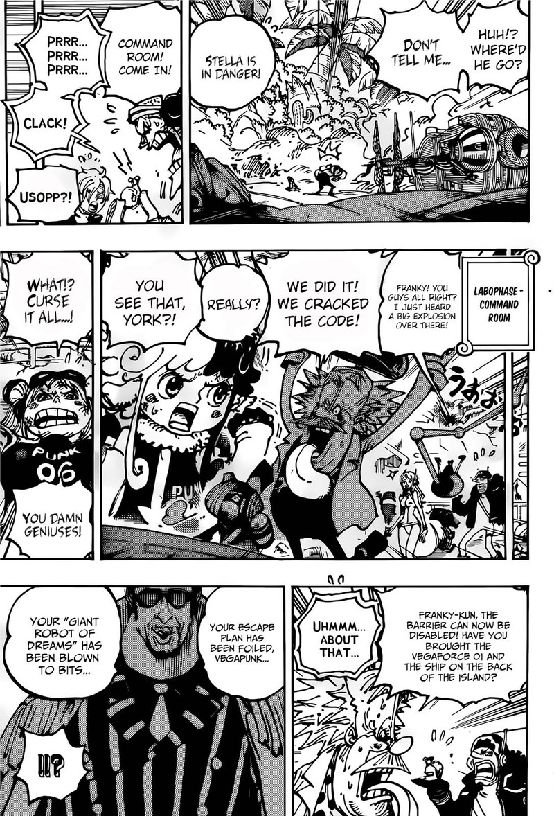 One Piece Manga Chapter 1092 page 14 - Kuma the Tyrant's Holy Land Rampage