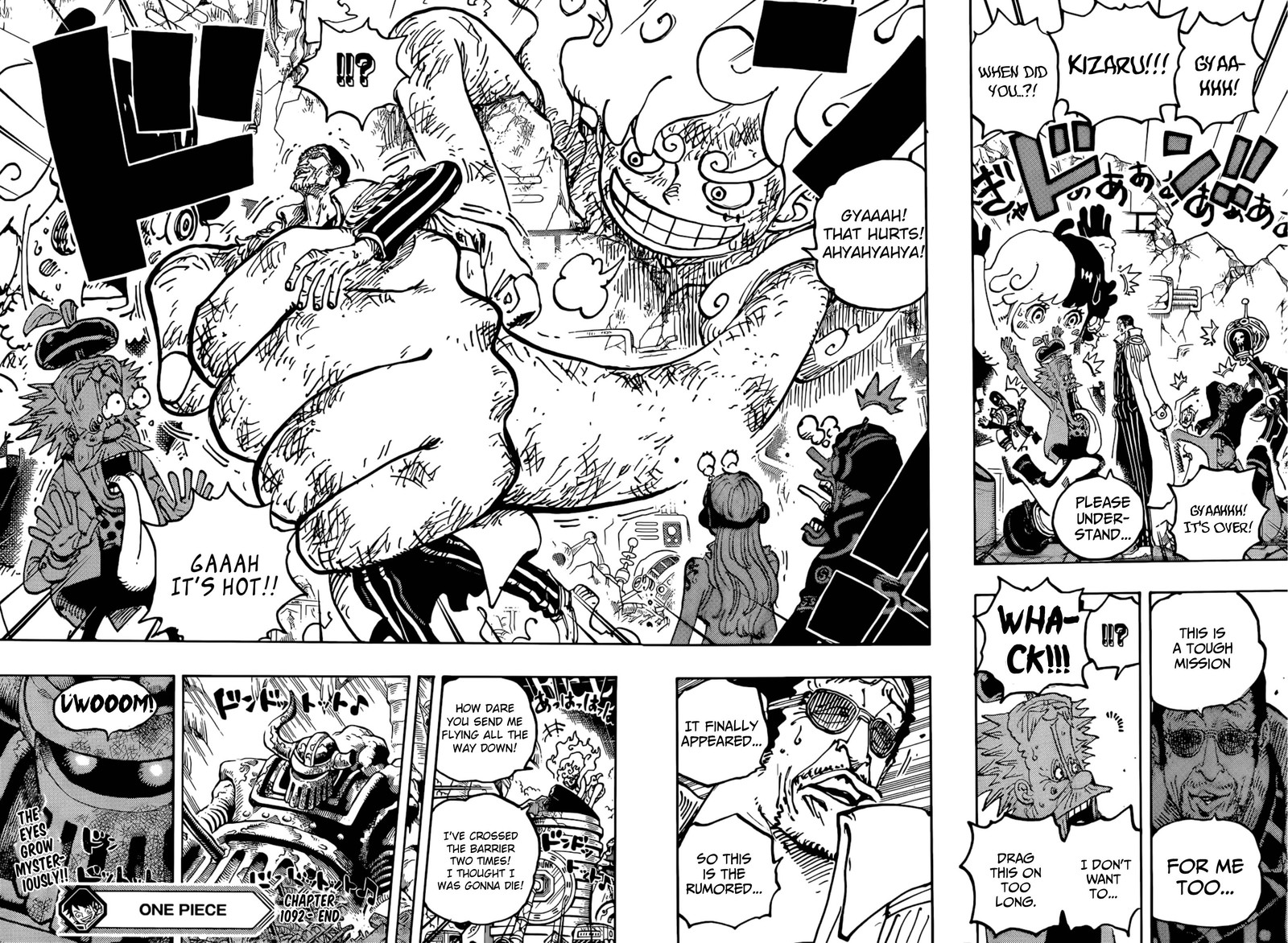 One Piece Manga Chapter 1092 page 15 - Kuma the Tyrant's Holy Land Rampage