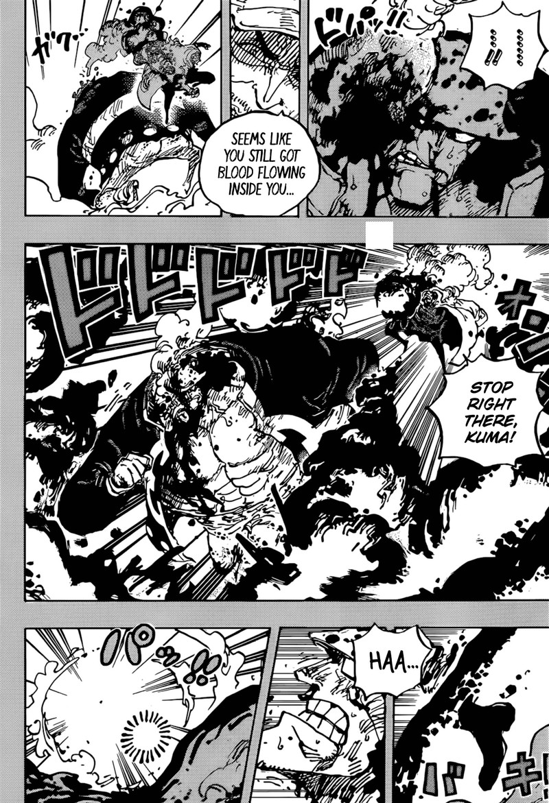 One Piece Manga Chapter 1092 page 5 - Kuma the Tyrant's Holy Land Rampage