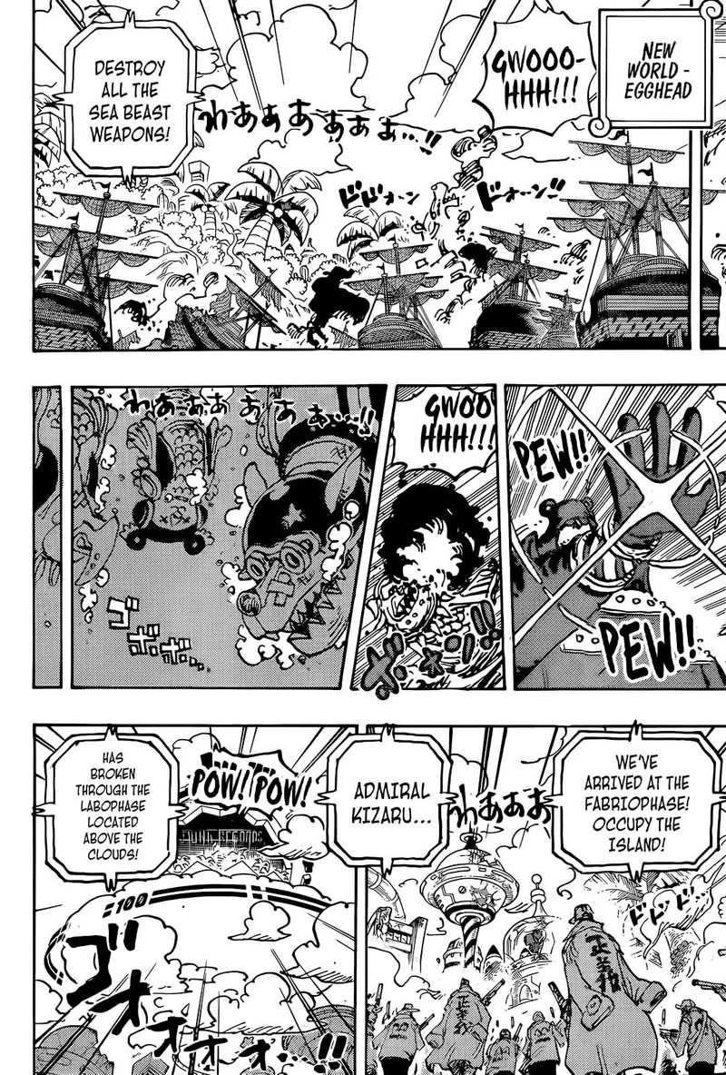One Piece Manga Chapter 1092 page 7 - Kuma the Tyrant's Holy Land Rampage