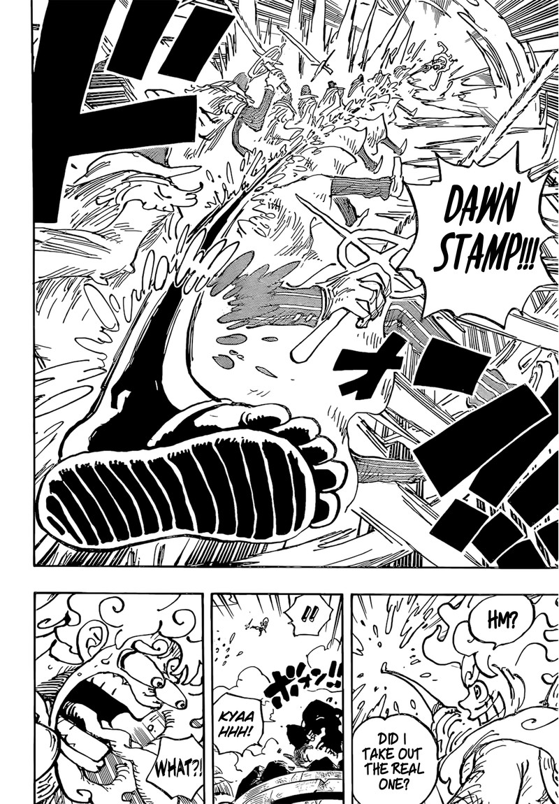 One Piece Manga Chapter 1093 page 12 - Luffy vs. Kizaru