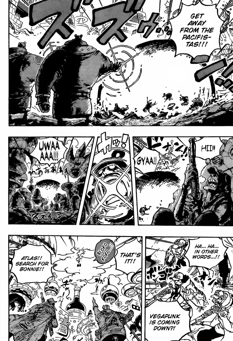 One Piece Manga Chapter 1094 page 2 - Five Elders, Warrior God of Science and Defense, Saint Jaygarcia Saturn