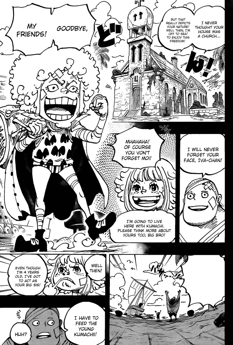 One Piece Manga Chapter 1096 page 12 - Kumachi