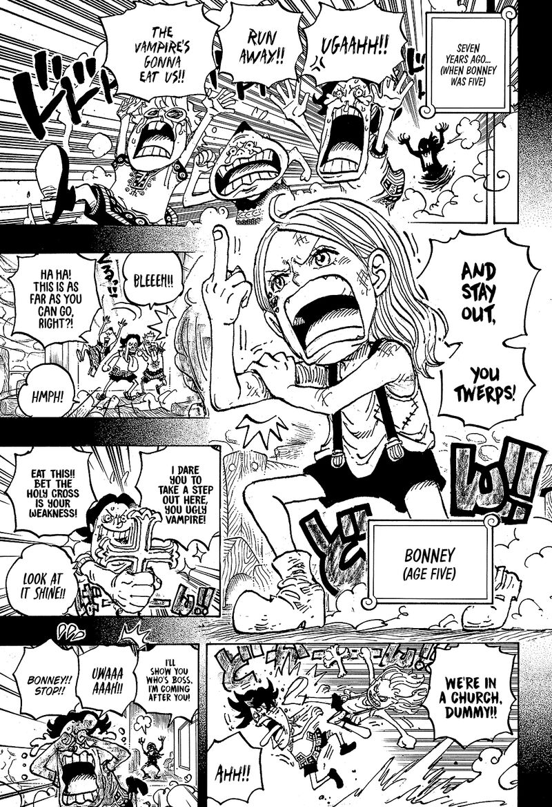 One Piece Manga Chapter 1098 page 11 - Bonney's Birth