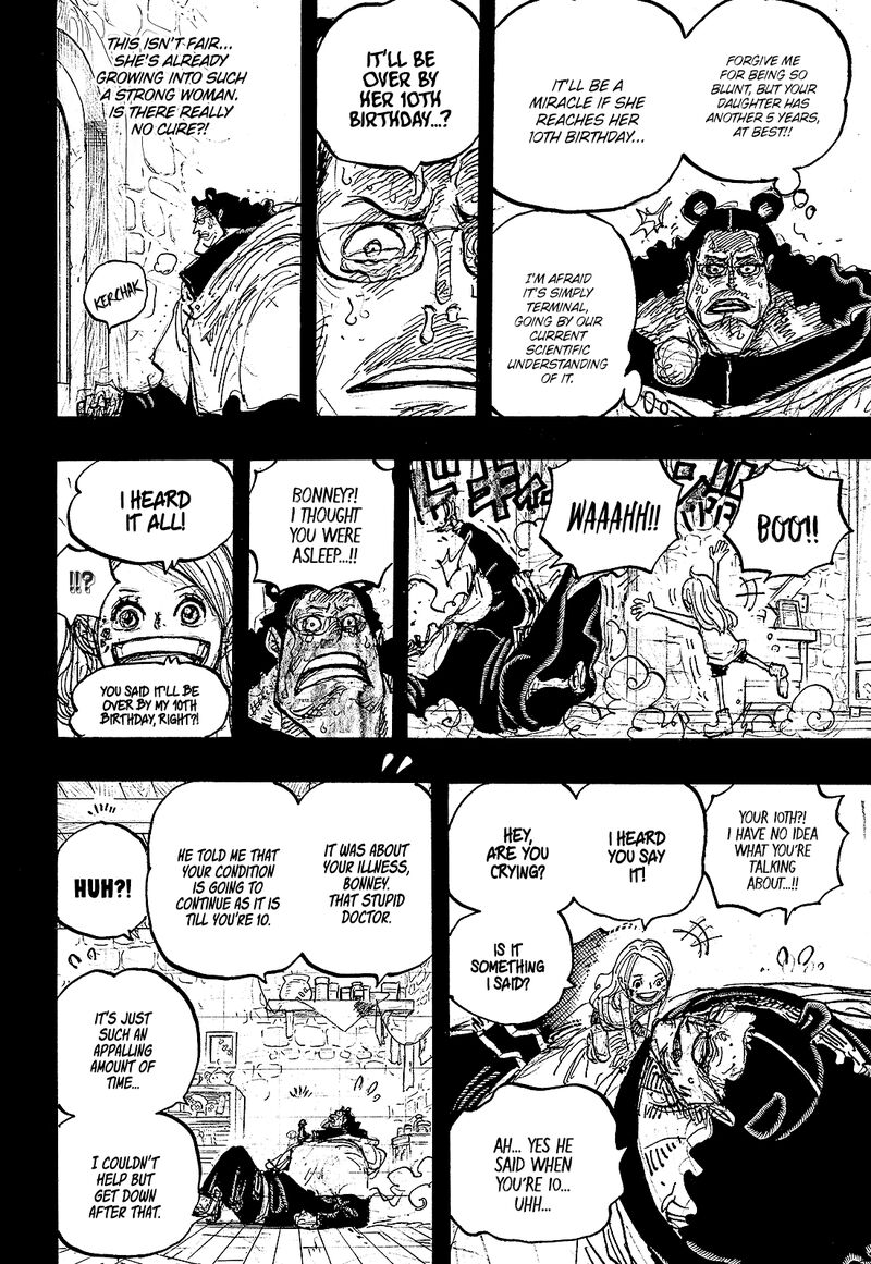 One Piece Manga Chapter 1098 page 14 - Bonney's Birth