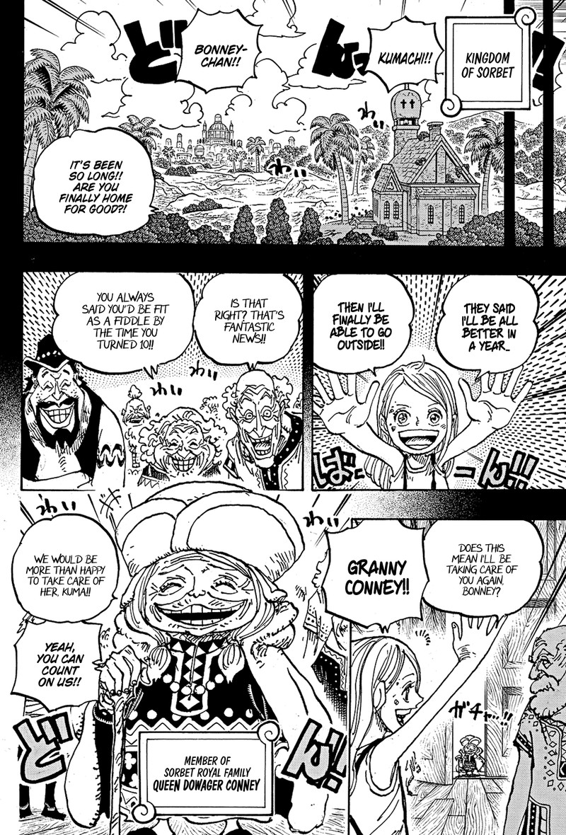 One Piece Manga Chapter 1100 page 12 - Thank You, Bonney