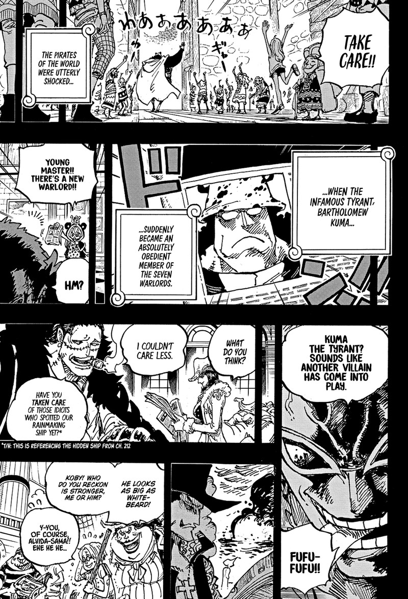 One Piece Manga Chapter 1100 page 15 - Thank You, Bonney