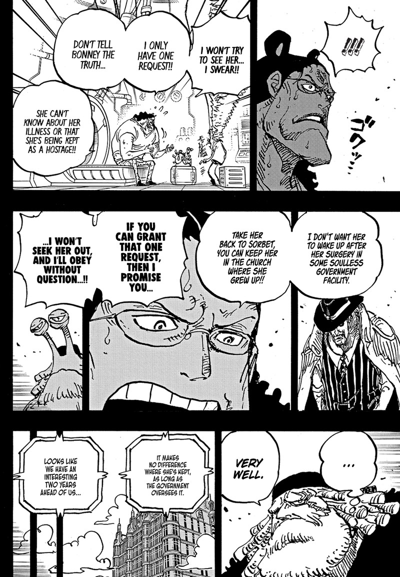 One Piece Manga Chapter 1100 page 8 - Thank You, Bonney