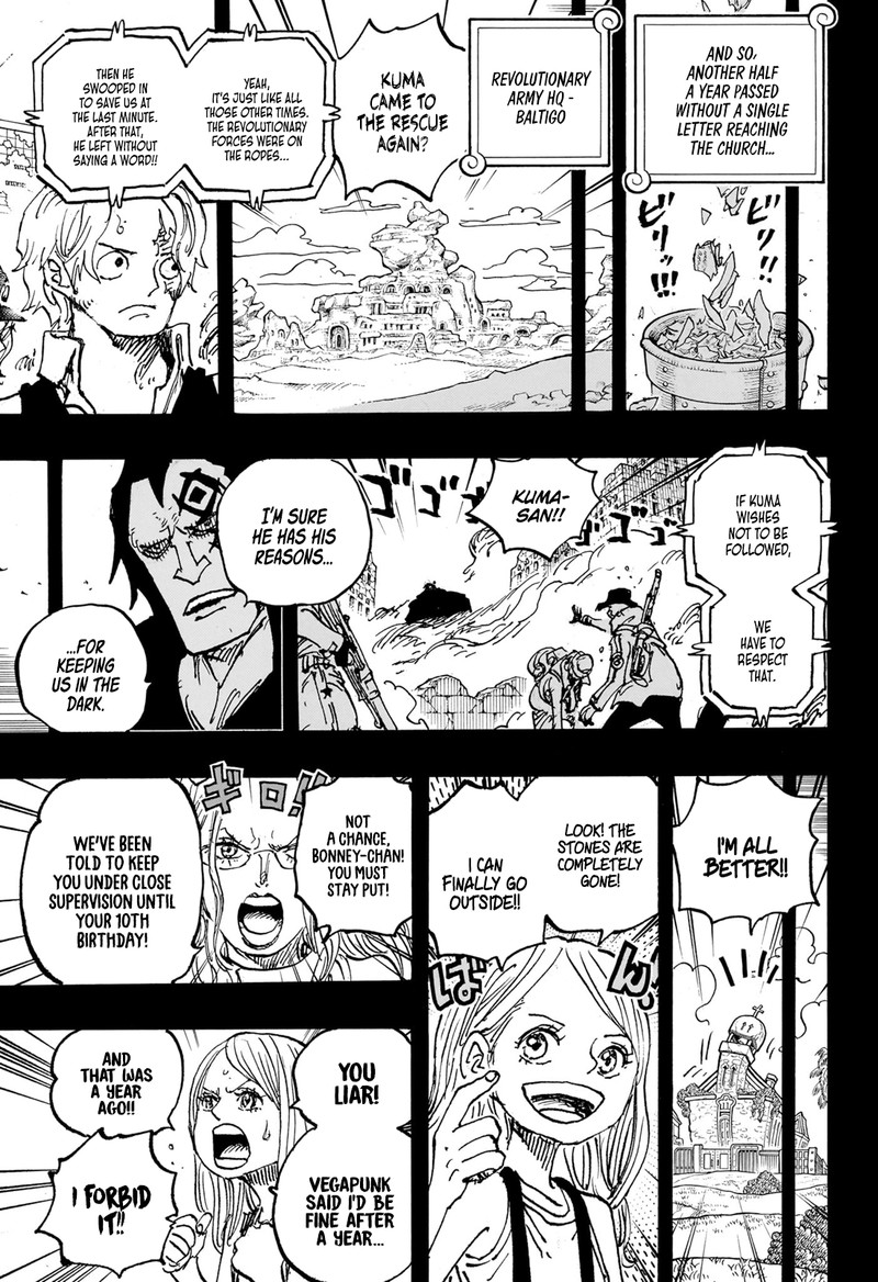 One Piece Manga Chapter 1101 page 13 - To Bonney