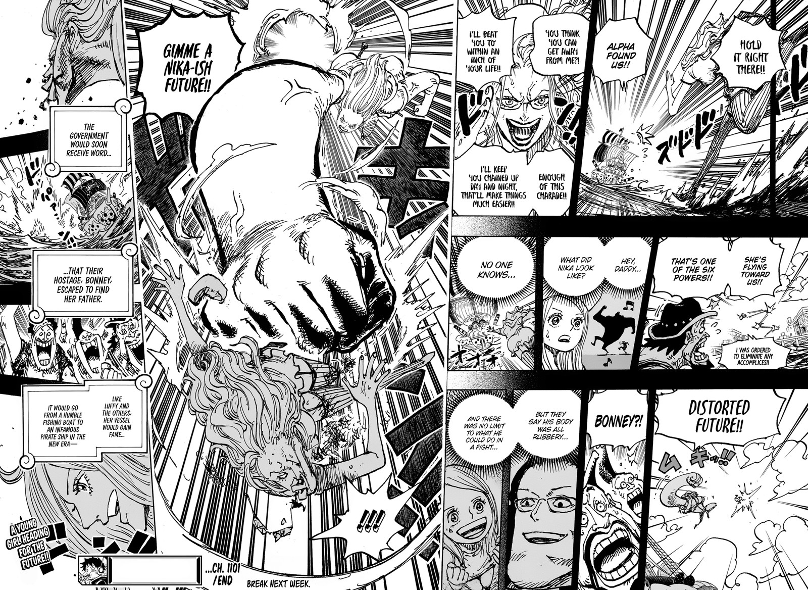 One Piece Manga Chapter 1101 page 16 - To Bonney