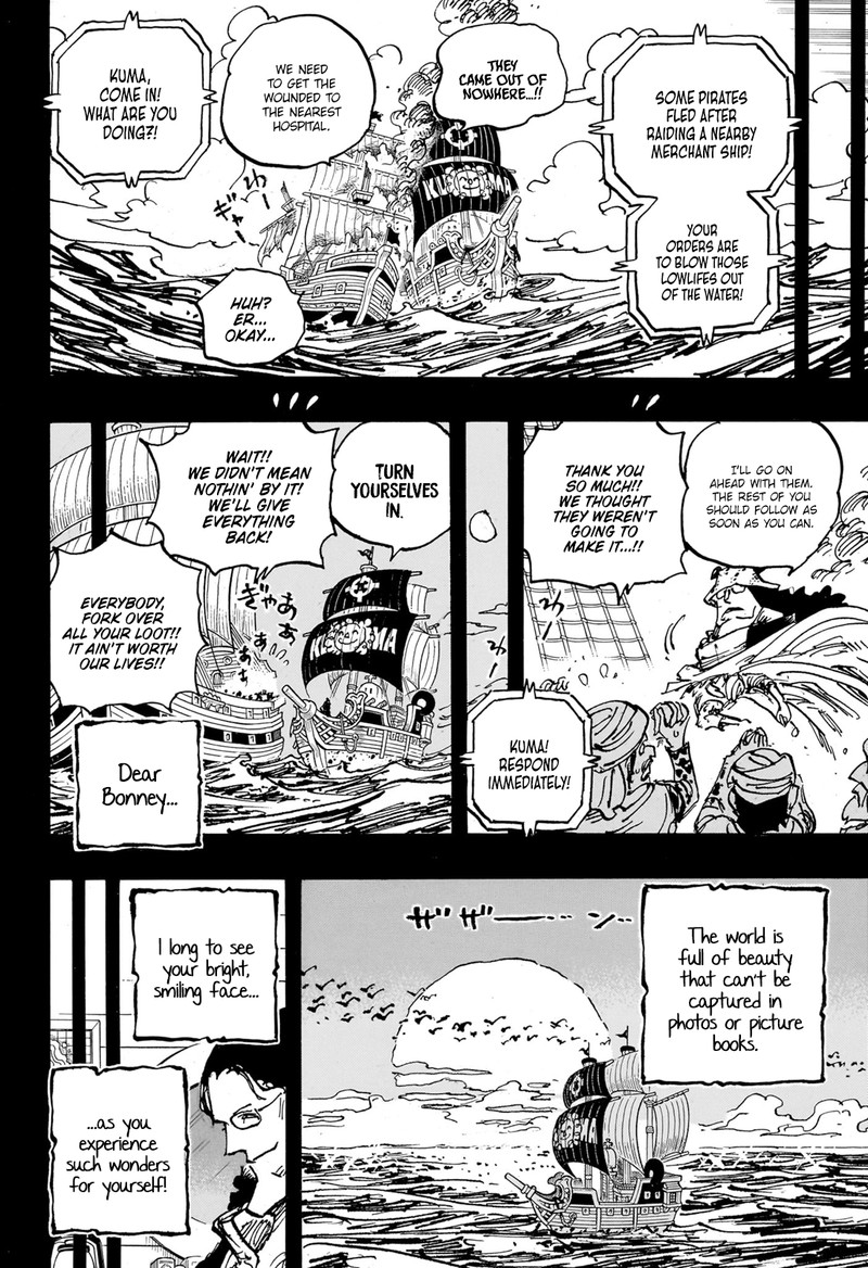 One Piece Manga Chapter 1101 page 6 - To Bonney