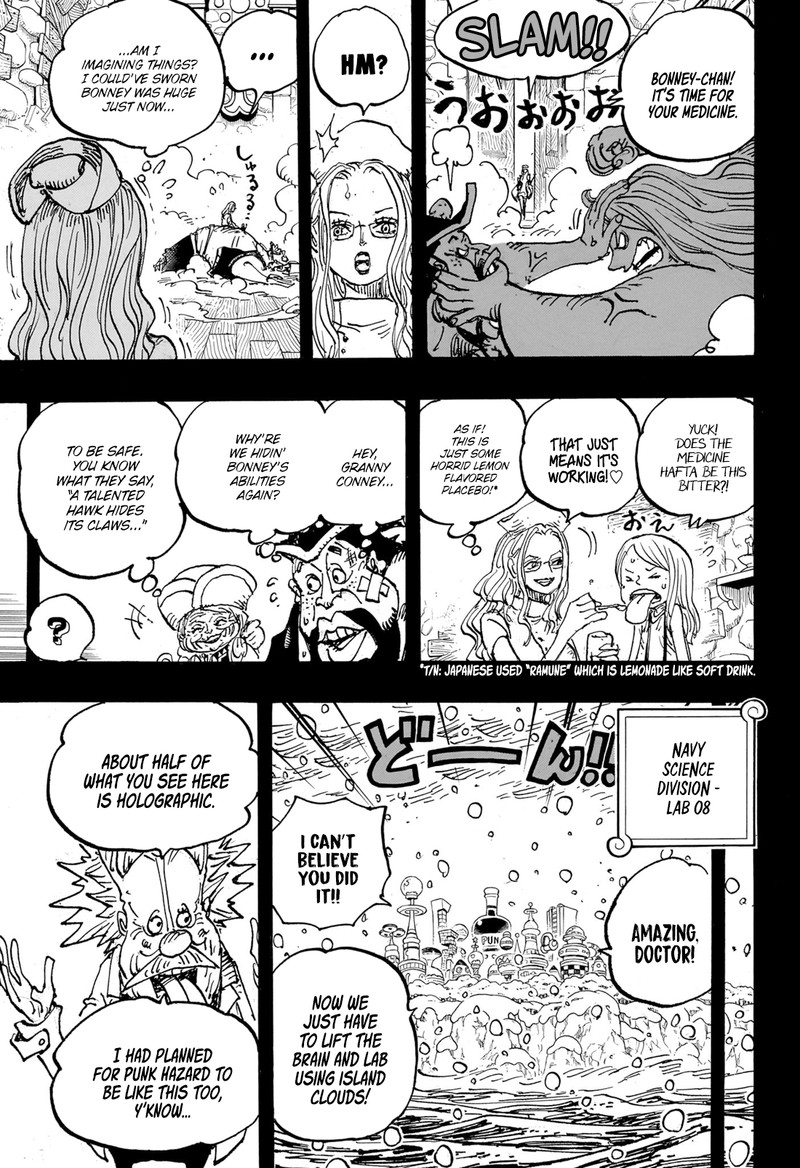 One Piece Manga Chapter 1101 page 9 - To Bonney