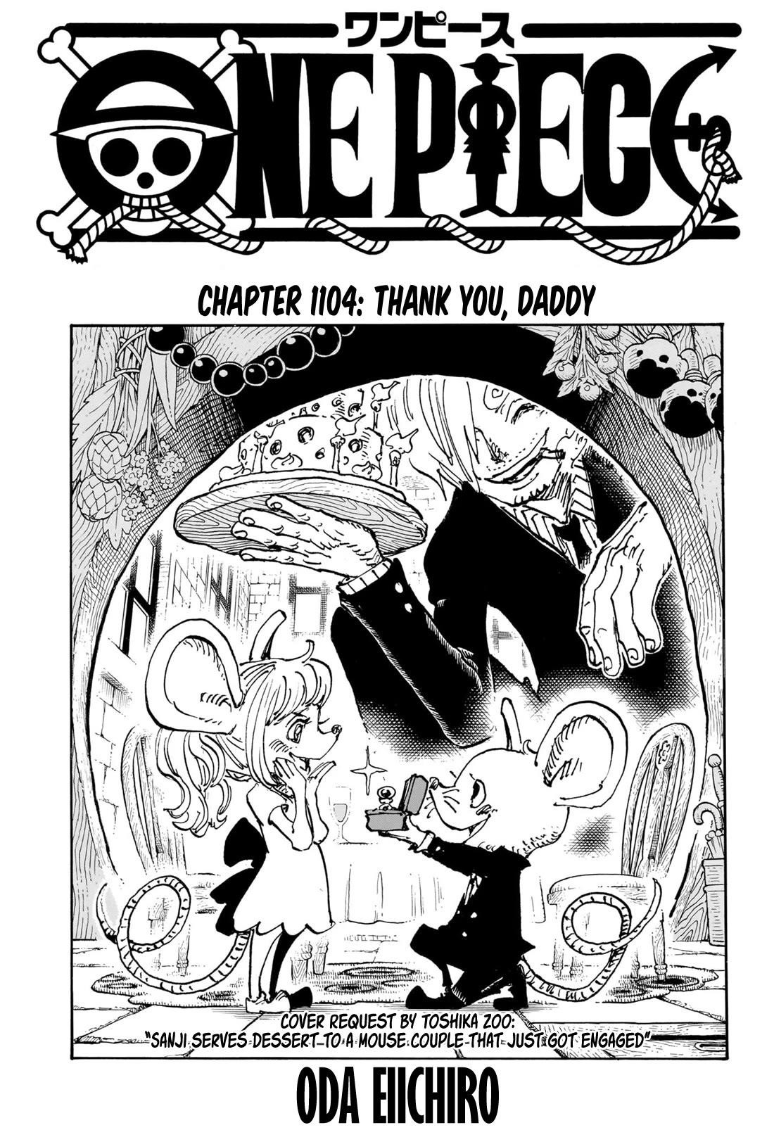 One Piece Manga Chapter 1104 page 1 - Thank You, Daddy