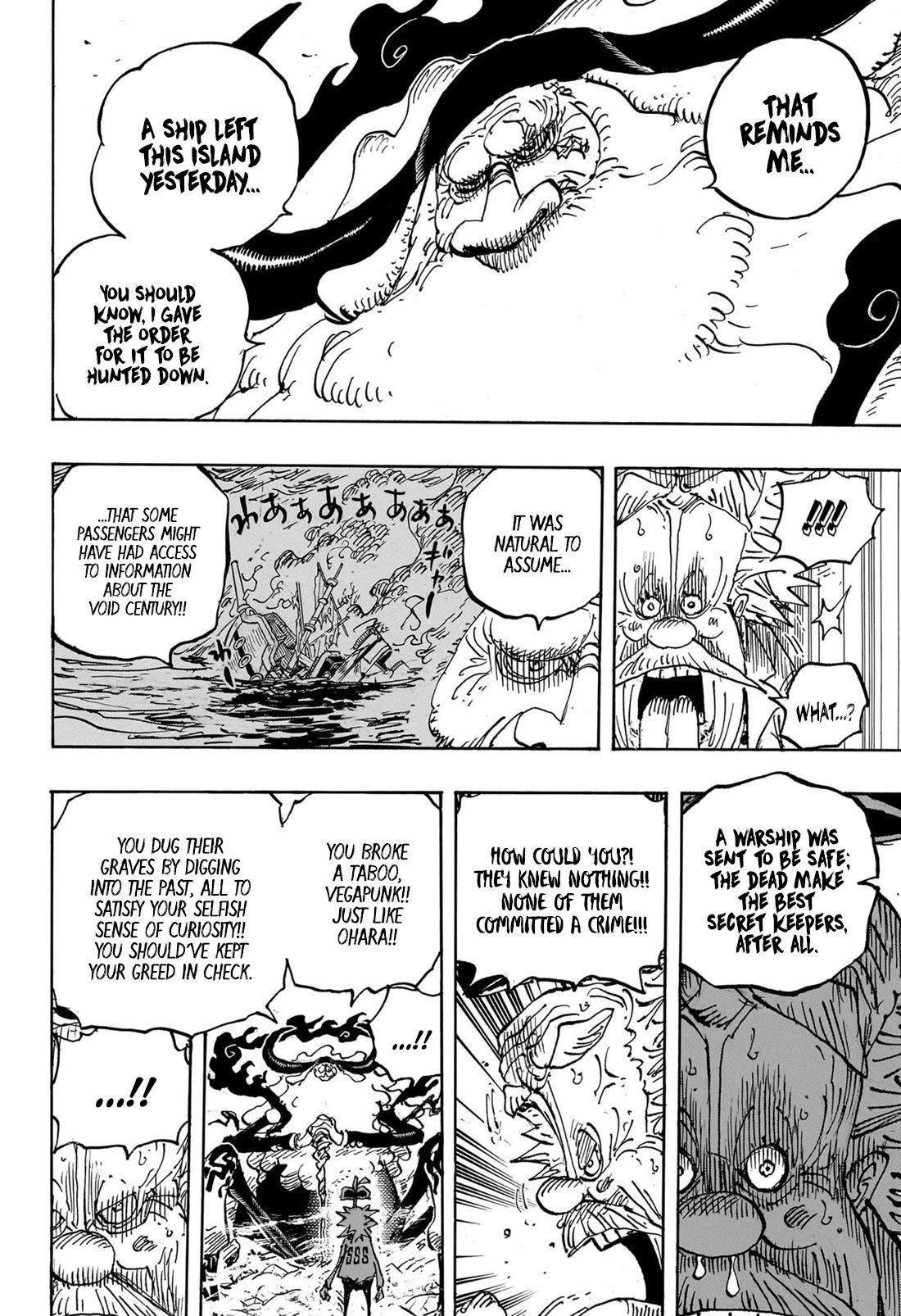 One Piece Manga Chapter 1105 page 4 - The Height Of Folly