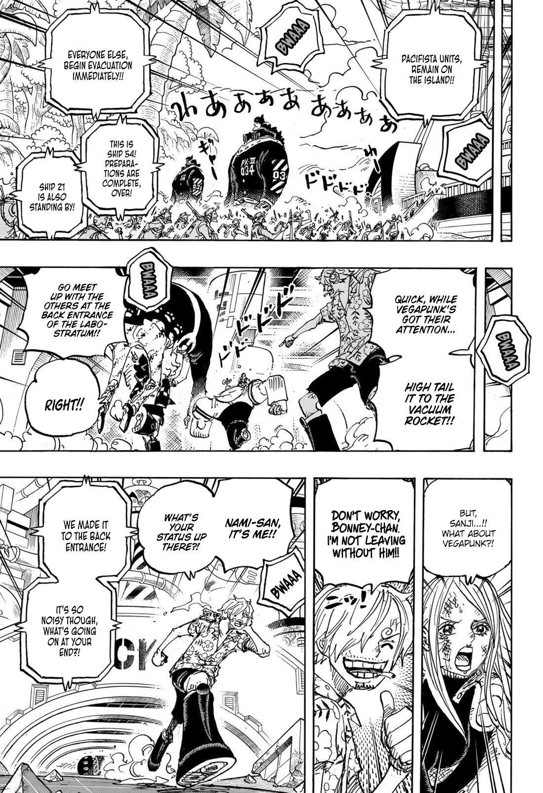 One Piece Manga Chapter 1105 page 5 - The Height Of Folly