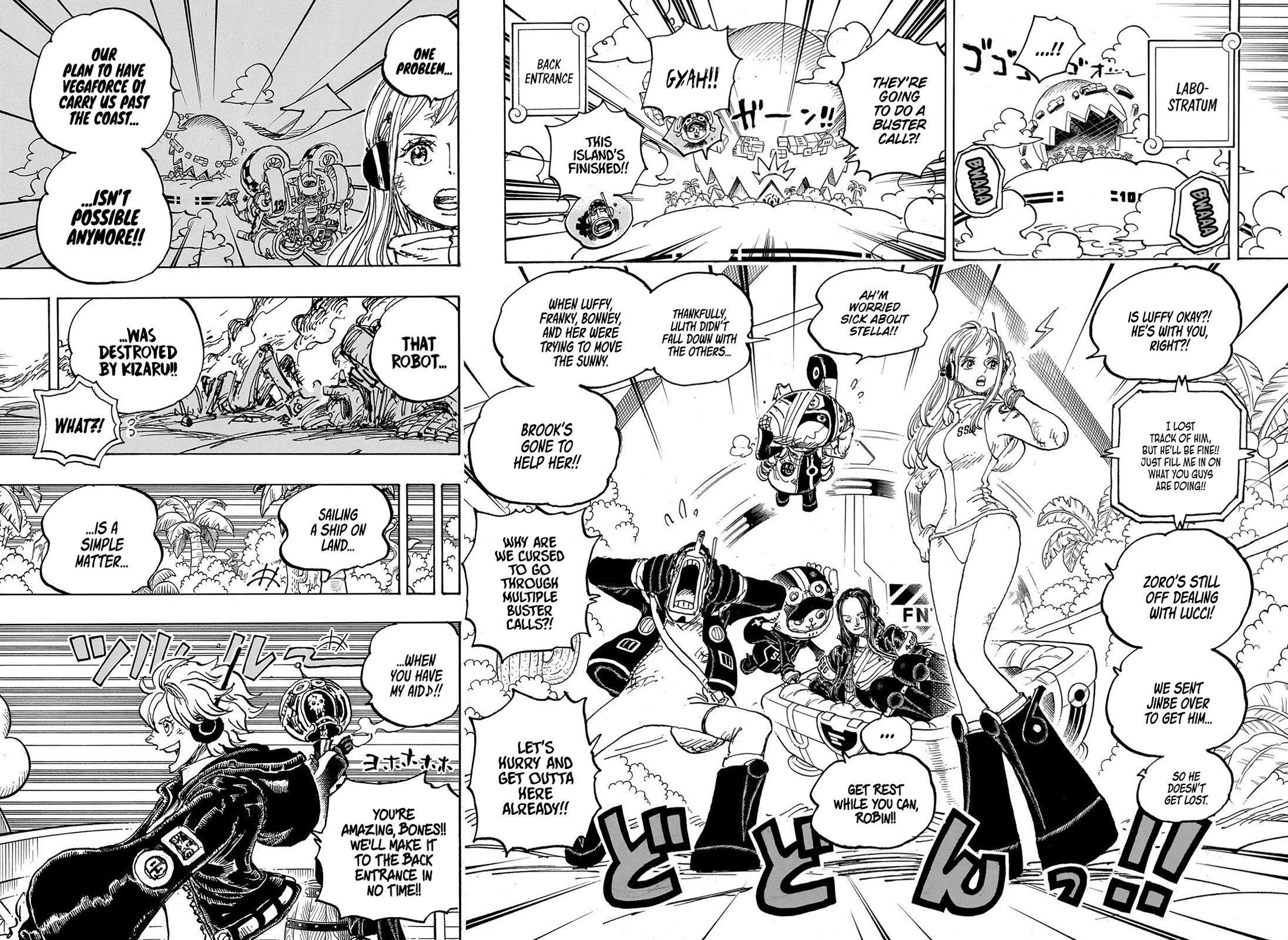 One Piece Manga Chapter 1105 page 6 - The Height Of Folly