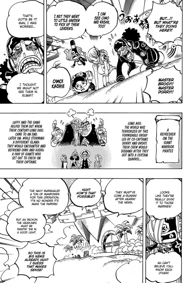 One Piece Manga Chapter 1107 page 4 - I've Been Looking For You!!