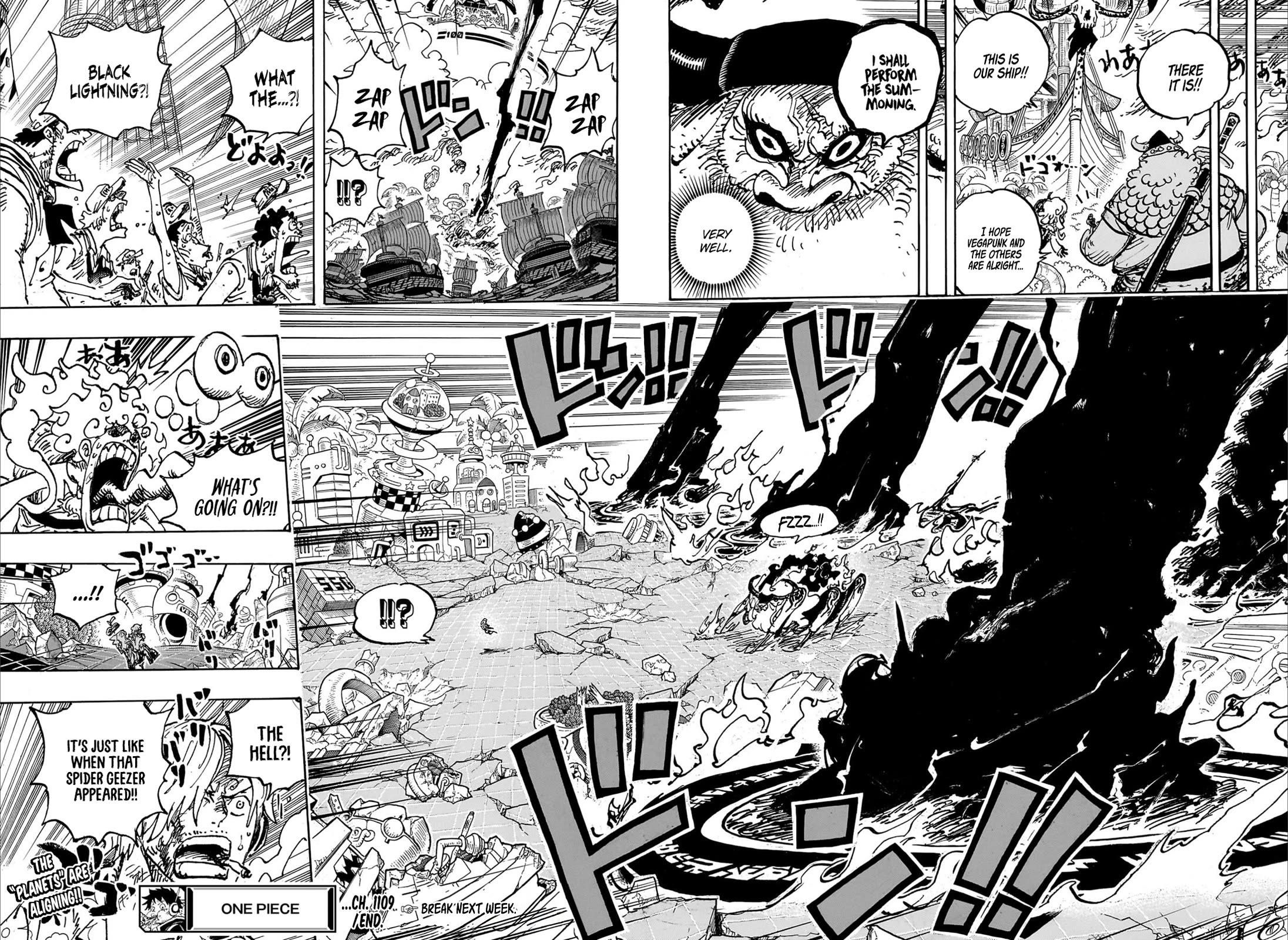 One Piece Manga Chapter 1109 page 12 - Interception