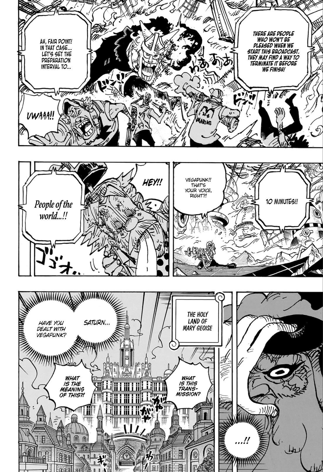One Piece Manga Chapter 1109 page 4 - Interception