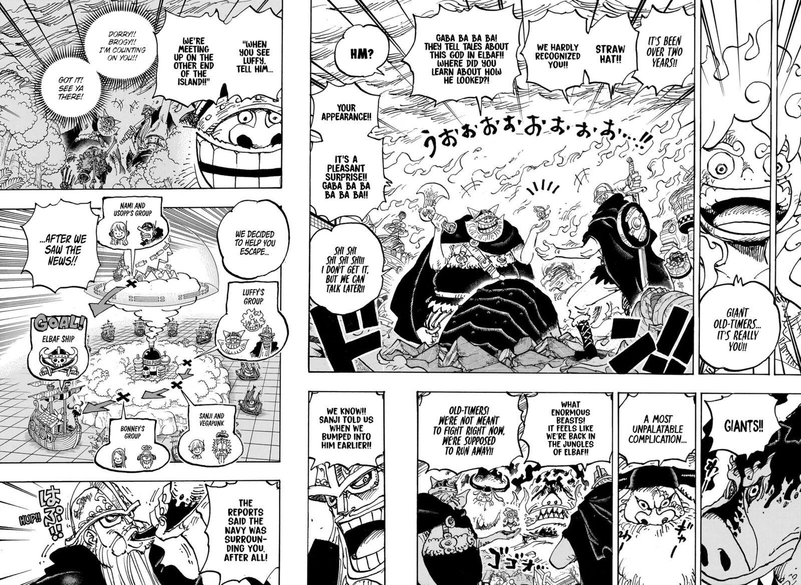 One Piece Manga Chapter 1111 page 8 - Sun-Shield