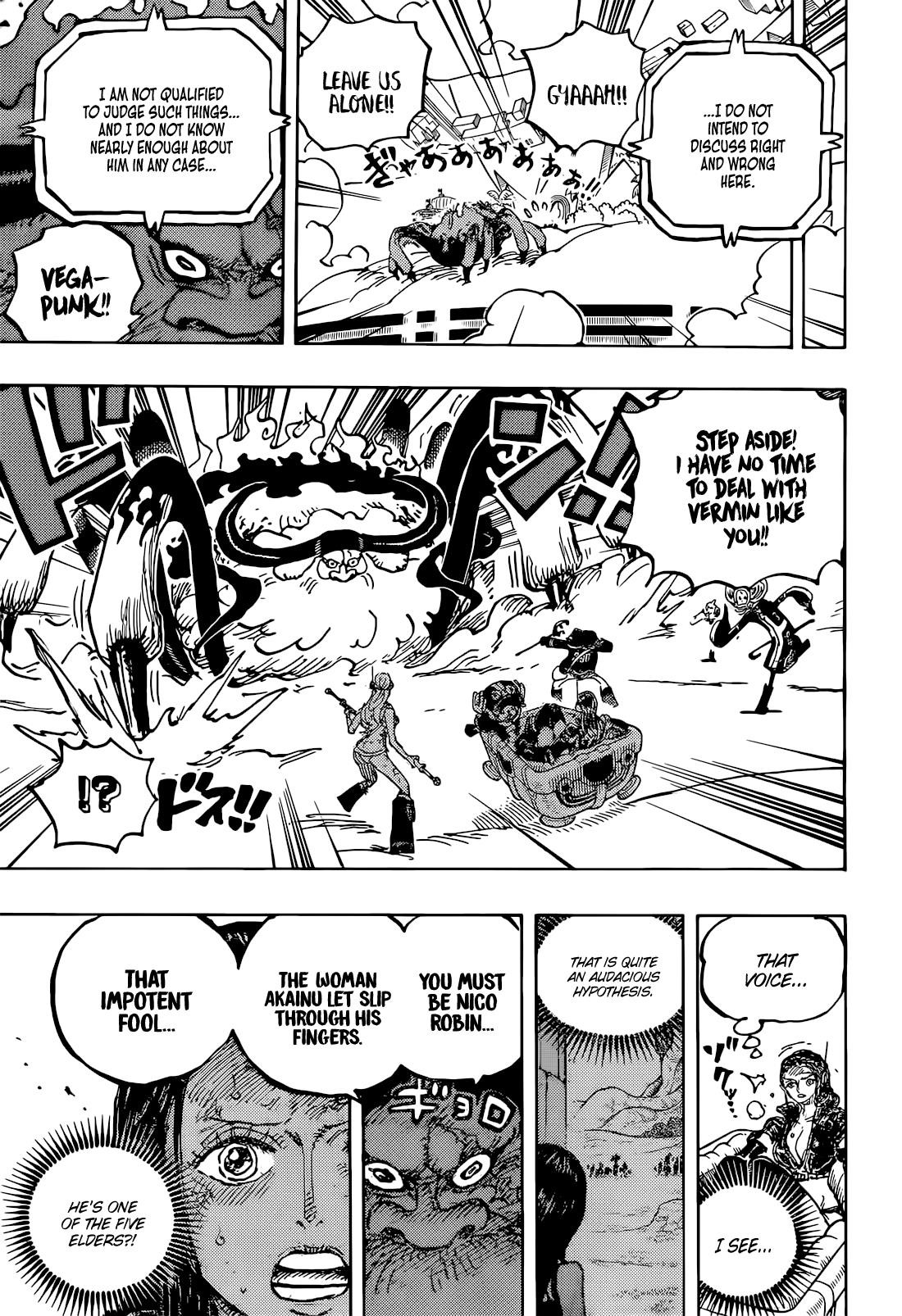 One Piece Manga Chapter 1113 page 13 - Stalemate