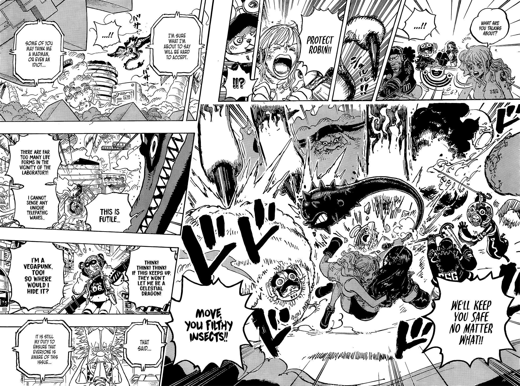 One Piece Manga Chapter 1113 page 14 - Stalemate