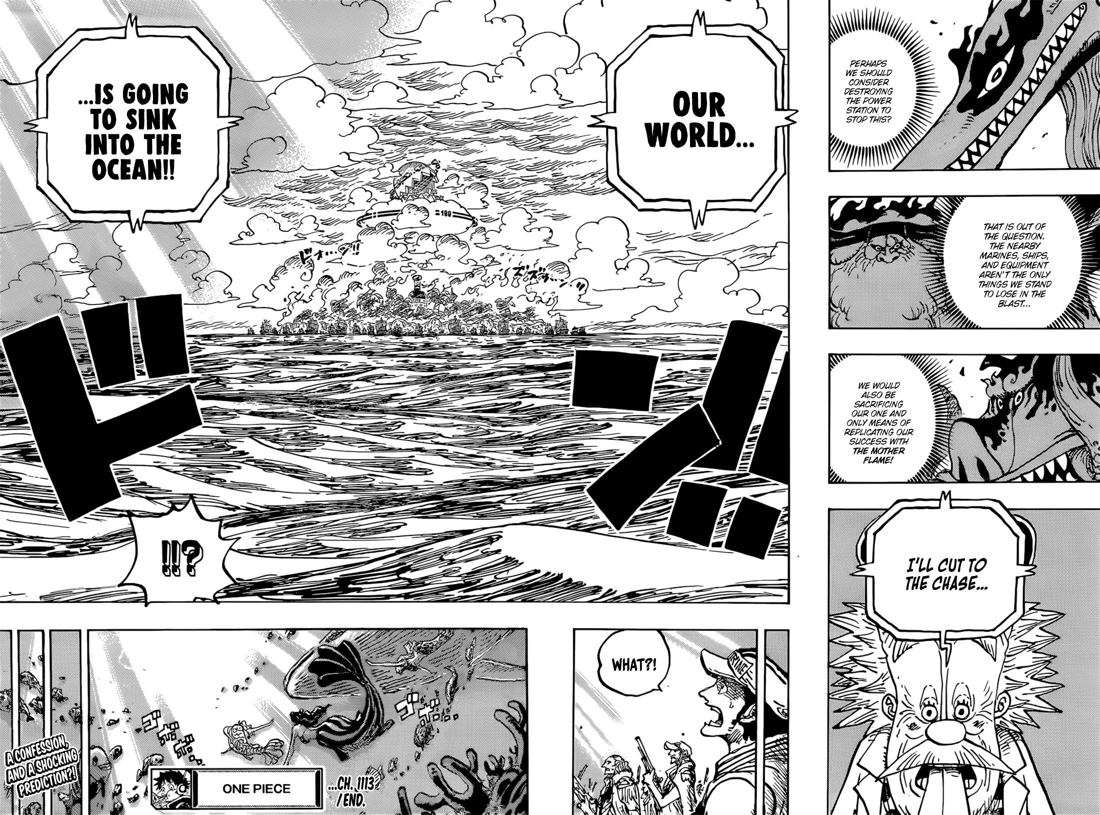 One Piece Manga Chapter 1113 page 15 - Stalemate