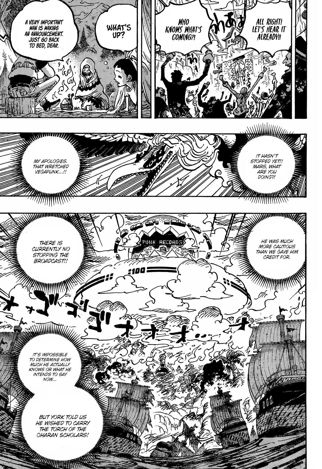 One Piece Manga Chapter 1113 page 7 - Stalemate