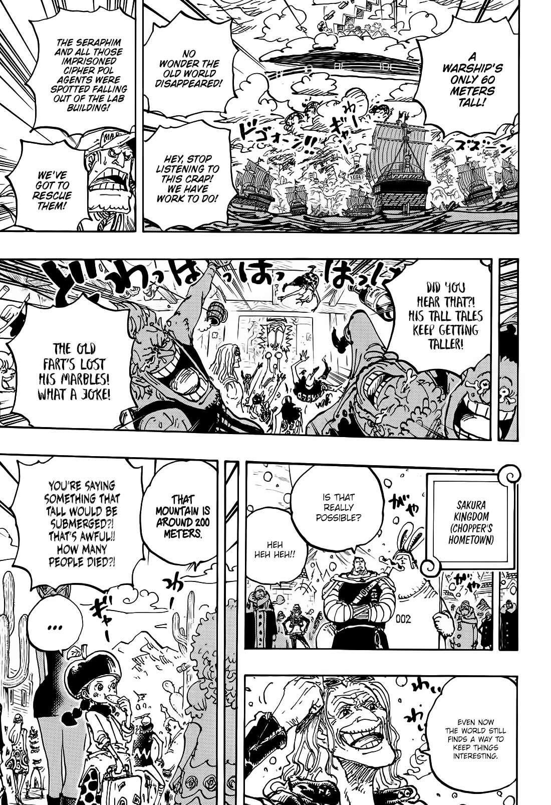 One Piece Manga Chapter 1115 page 13 - Pieces of a Continent