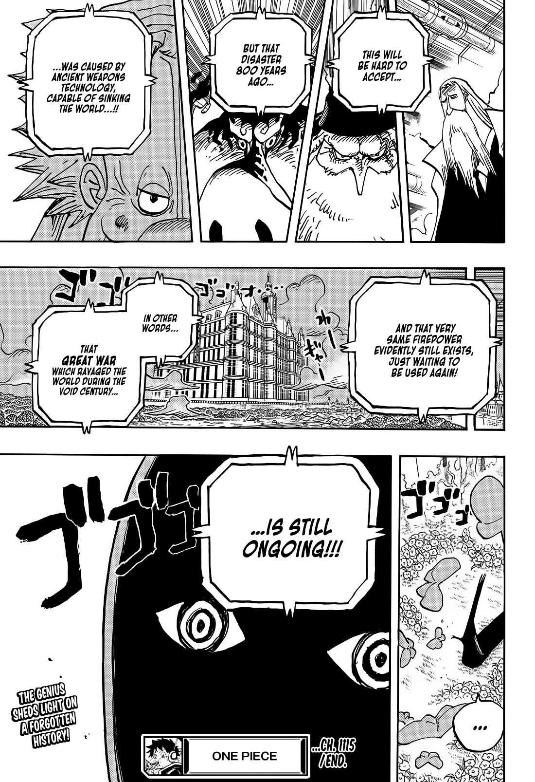 One Piece Manga Chapter 1115 page 15 - Pieces of a Continent