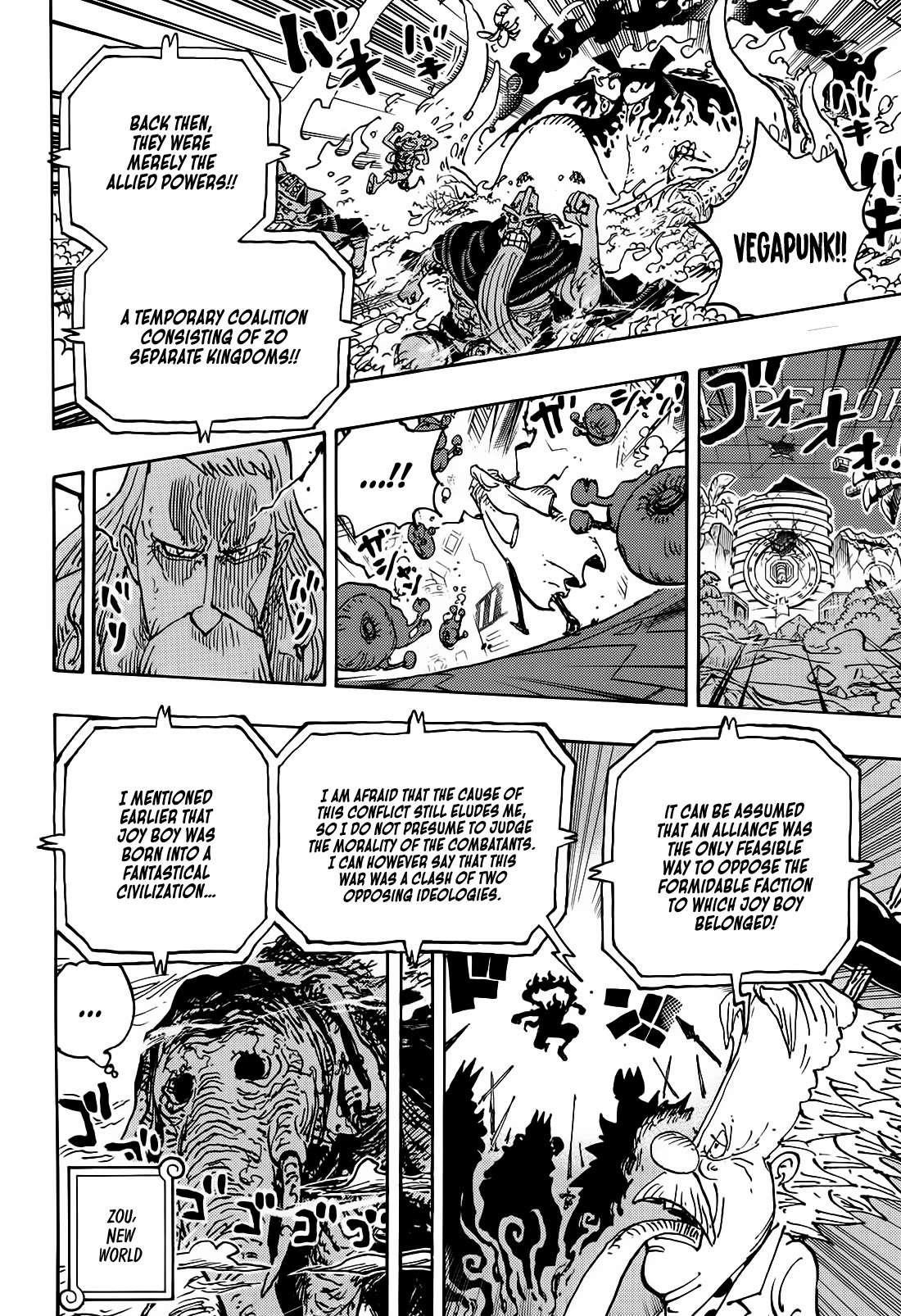 One Piece Manga Chapter 1115 page 4 - Pieces of a Continent