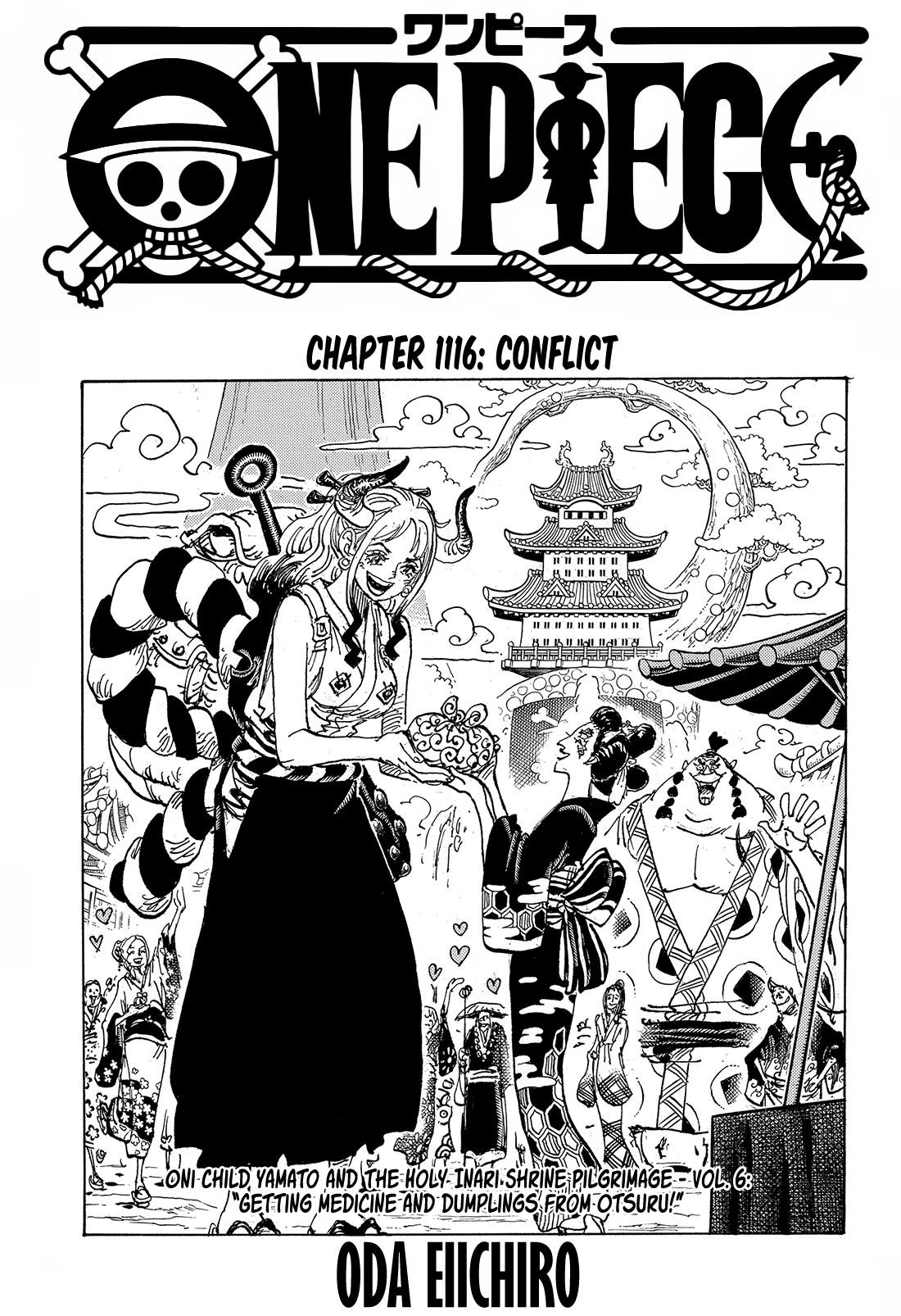 One Piece Manga Chapter 1116 page 1 - Inner Conflict