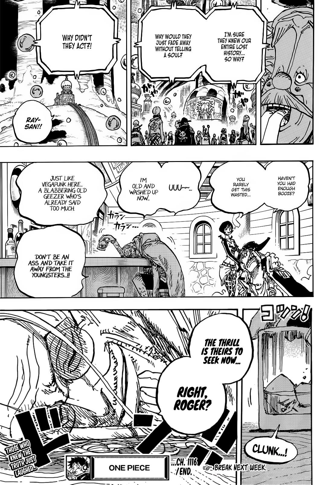 One Piece Manga Chapter 1116 page 12 - Inner Conflict
