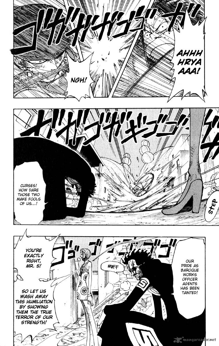 One Piece Manga Chapter 112 page 16 - Luffy vs. Zoro