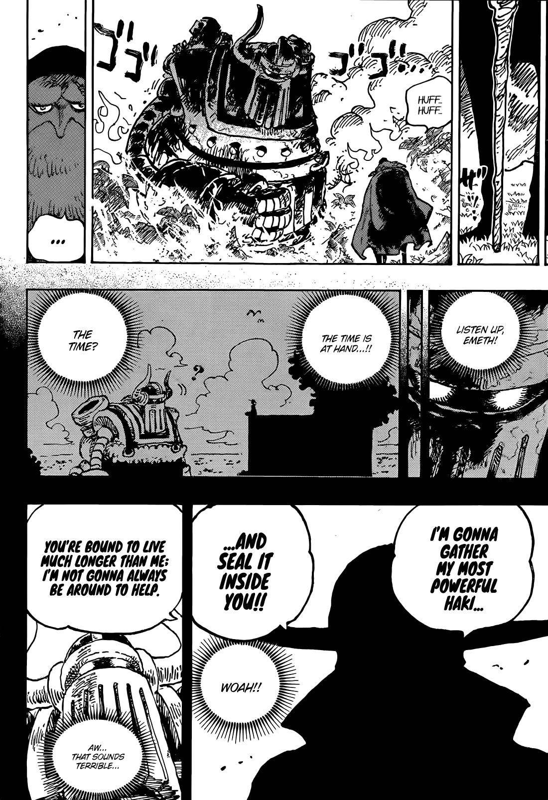 One Piece Manga Chapter 1122 page 13 - Time is Right