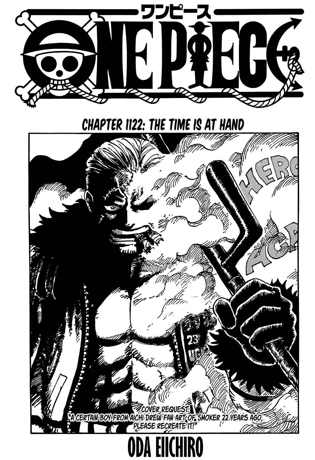 One Piece Manga Chapter 1122 page 2 - Time is Right