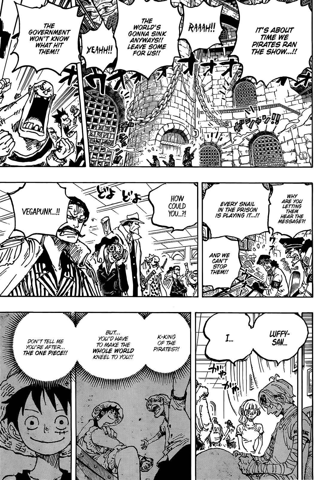 One Piece Manga Chapter 1122 page 4 - Time is Right