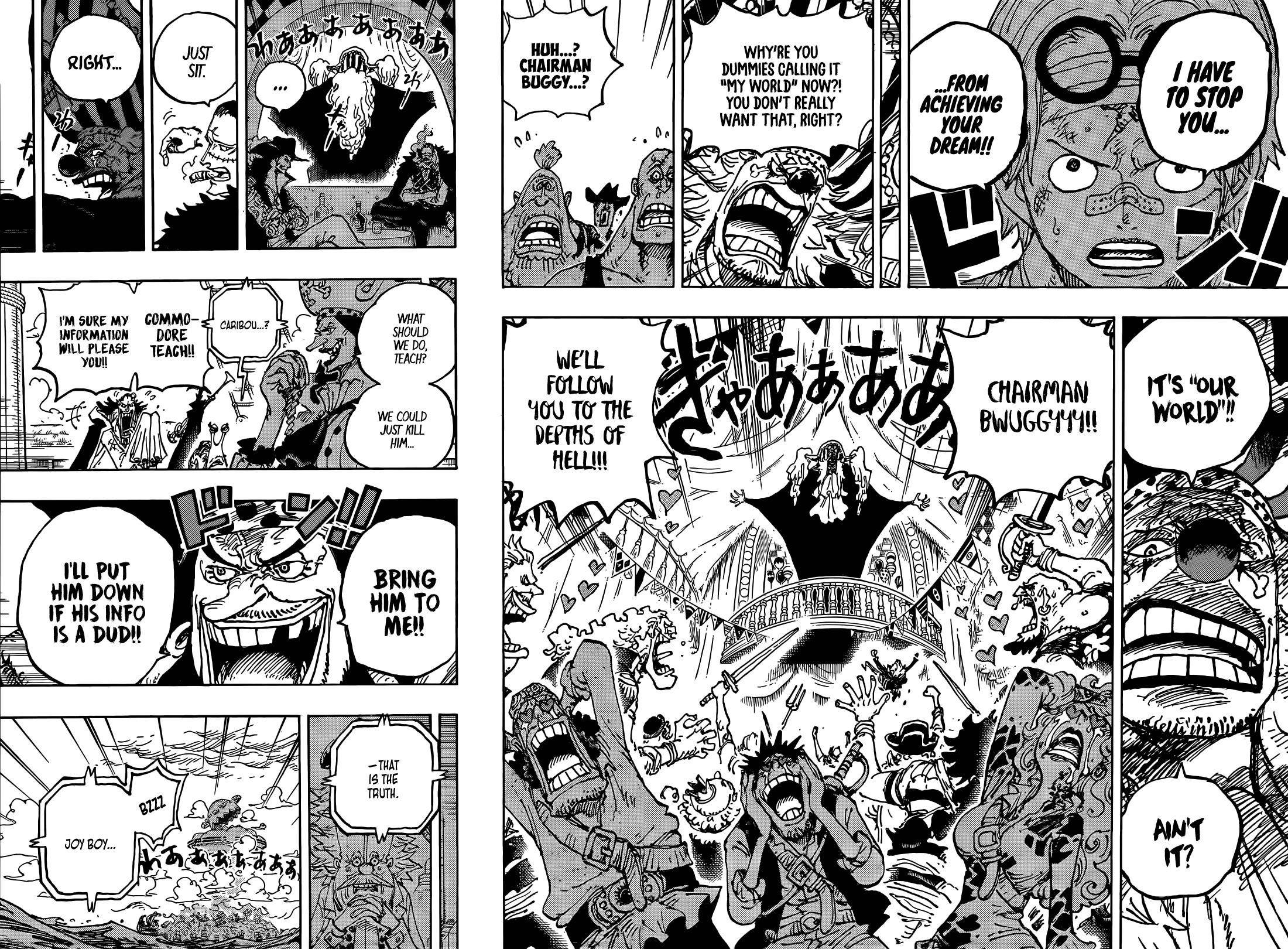 One Piece Manga Chapter 1122 page 5 - Time is Right