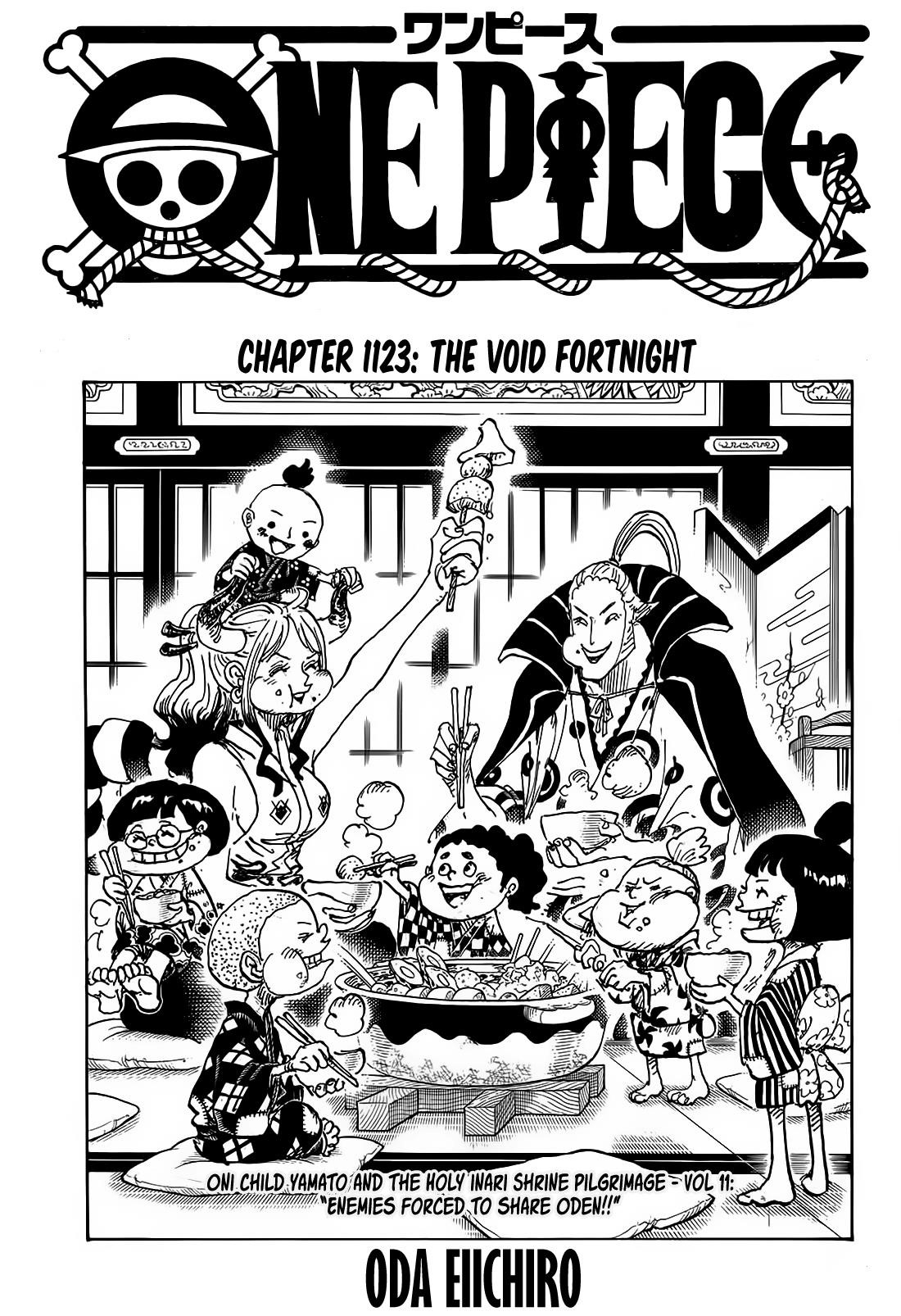 One Piece Manga Chapter 1123 page 1 - The Void Fortnight