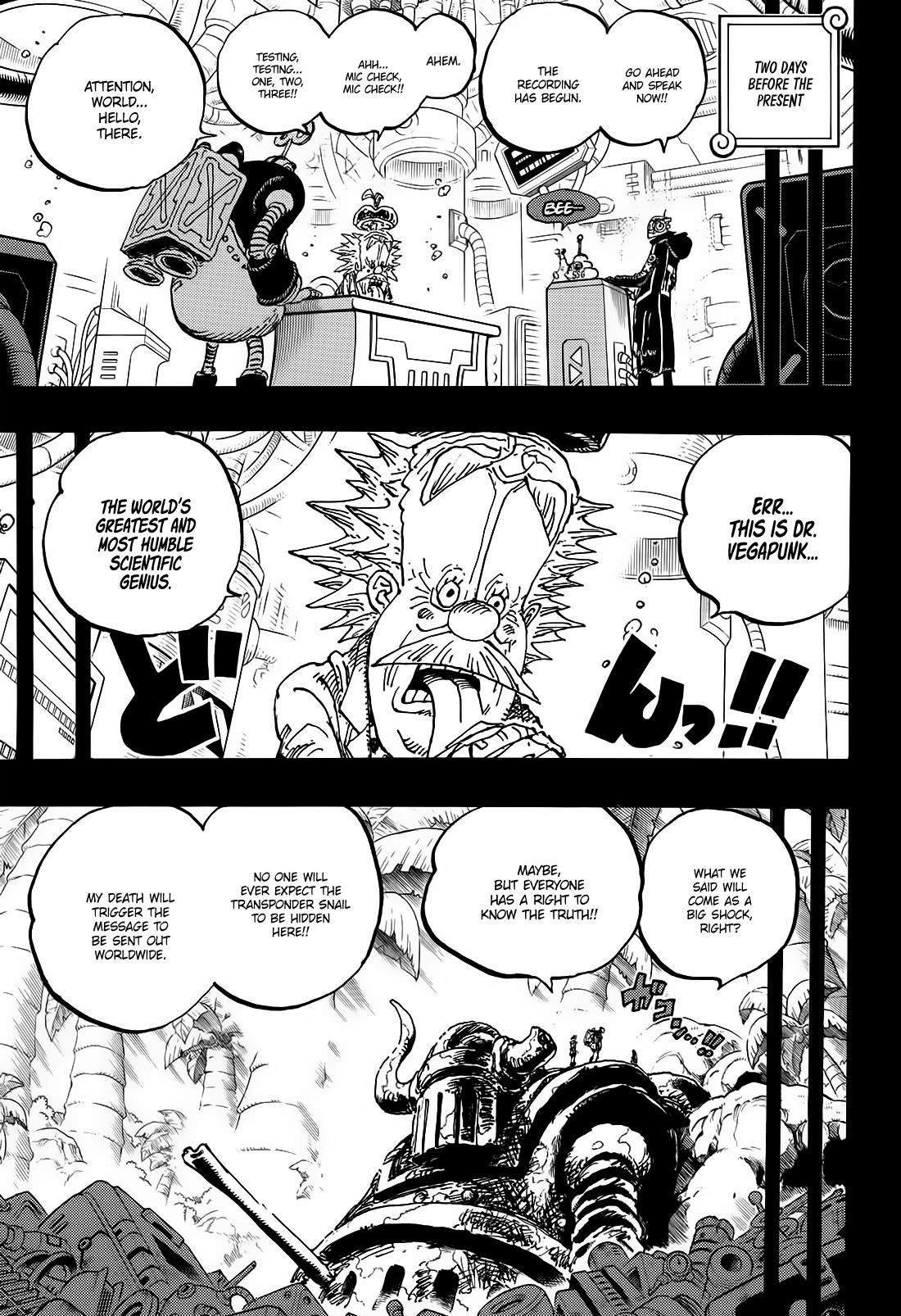 One Piece Manga Chapter 1123 page 12 - The Void Fortnight