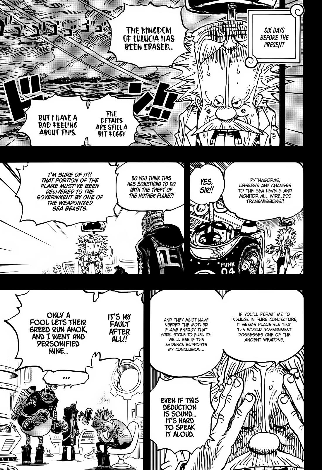 One Piece Manga Chapter 1123 page 8 - The Void Fortnight
