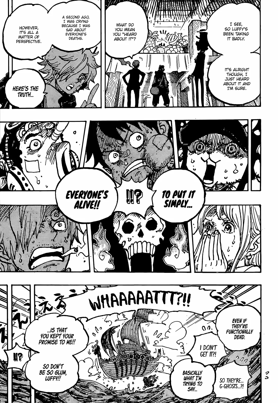 One Piece Manga Chapter 1124 page 10 - Close Friend
