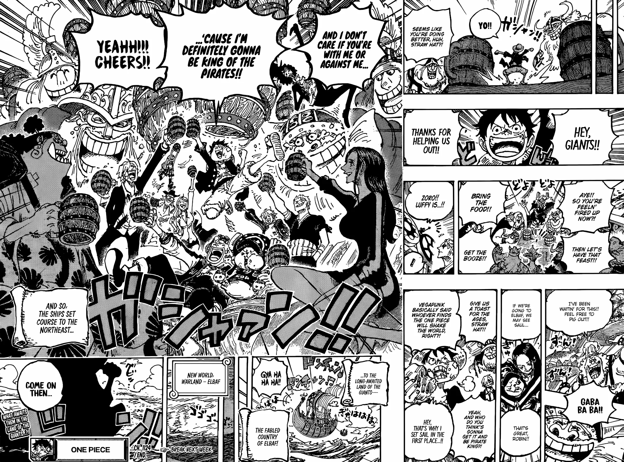 One Piece Manga Chapter 1124 page 11 - Close Friend