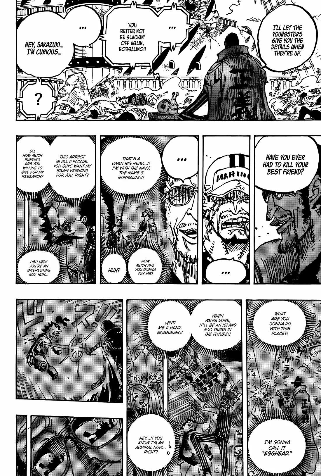 One Piece Manga Chapter 1124 page 5 - Close Friend